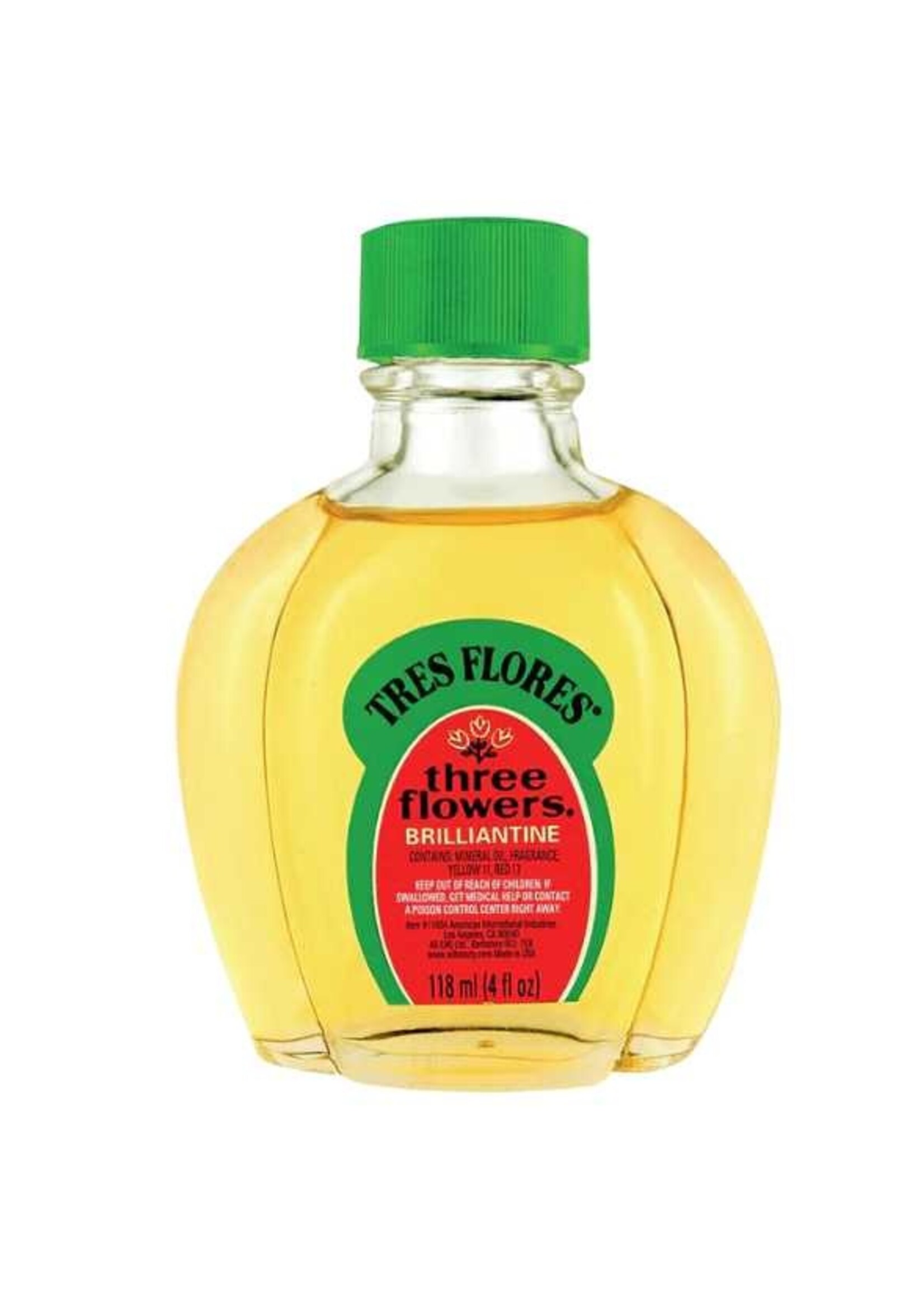 CLUBMAN Tres Flores Brilliantine Hair Styling Liquid - 4oz