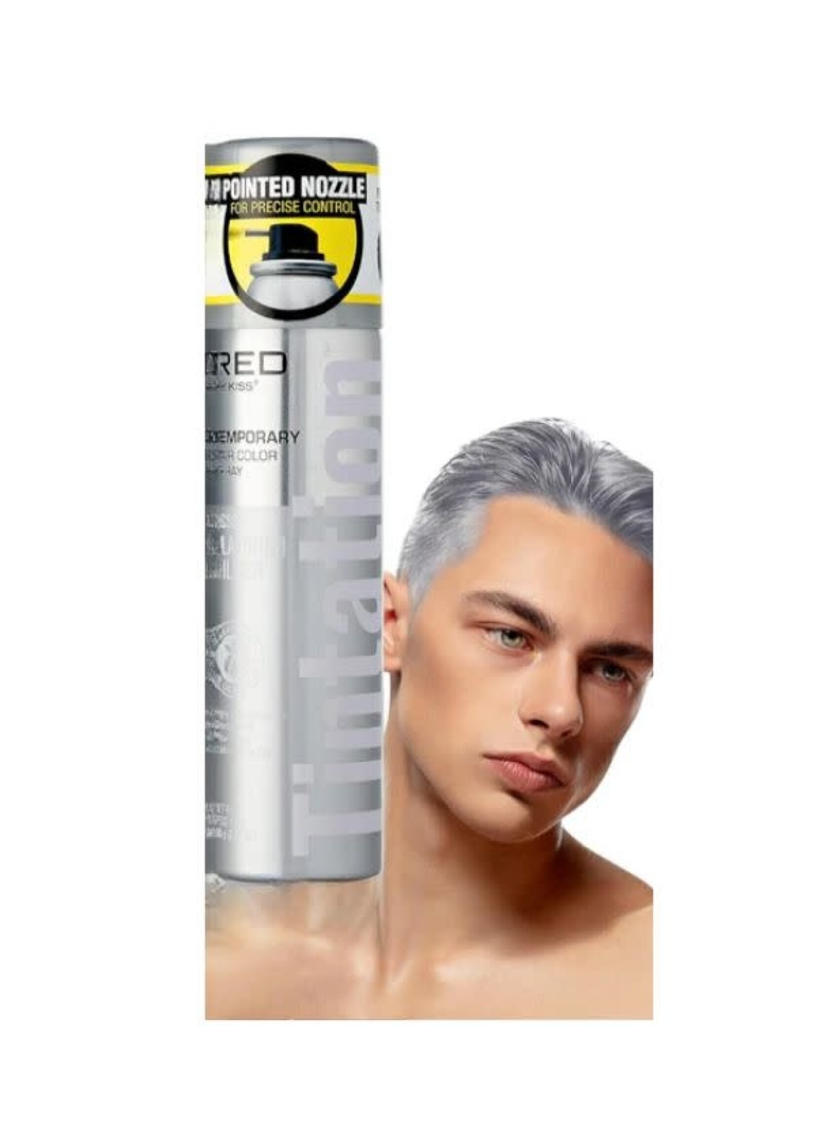 Tintation Temporary Hair Color 2.82 oz Spray - Platinum Silver