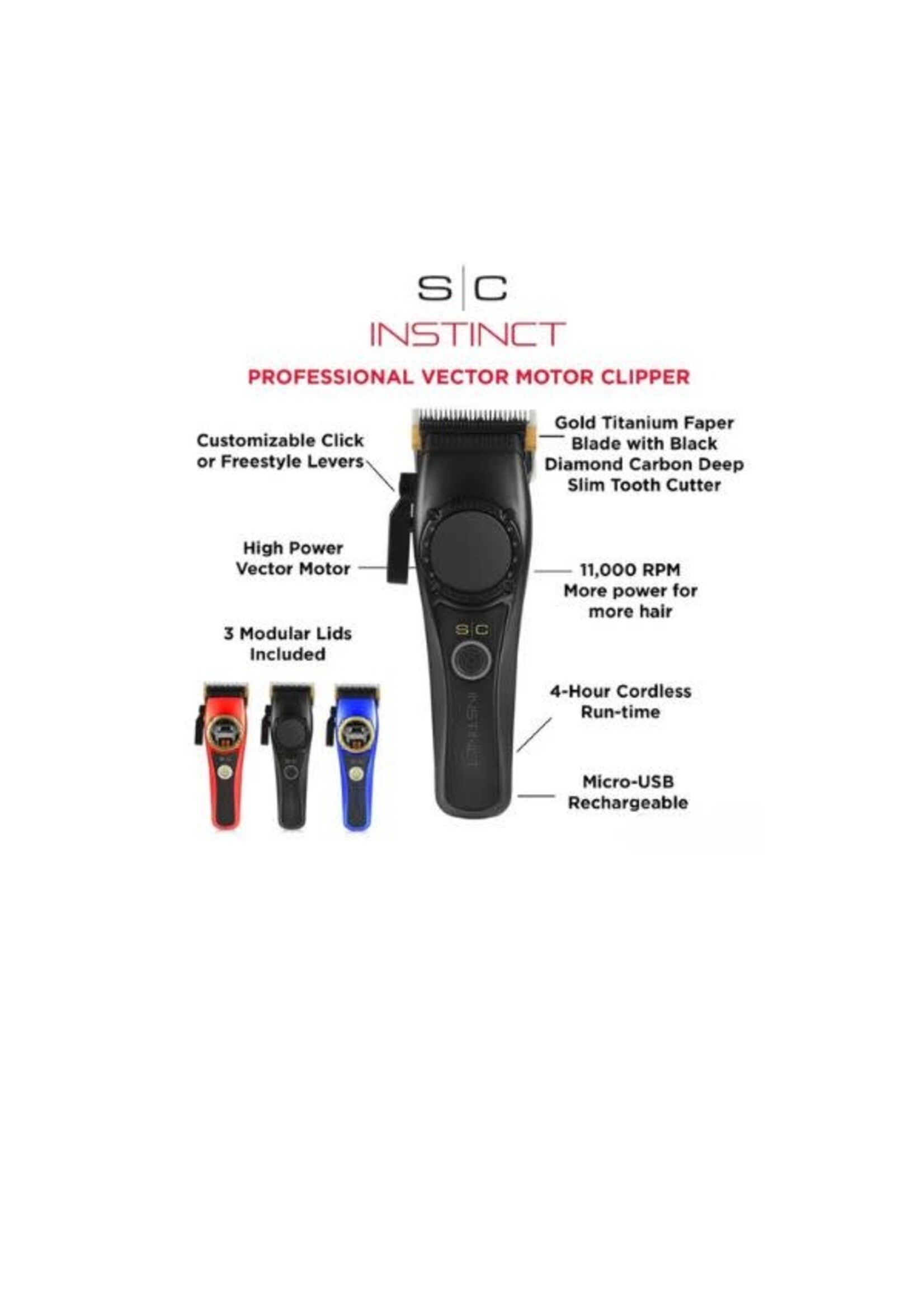 STYLECRAFT Stylecraft Instinct Cordless Clipper