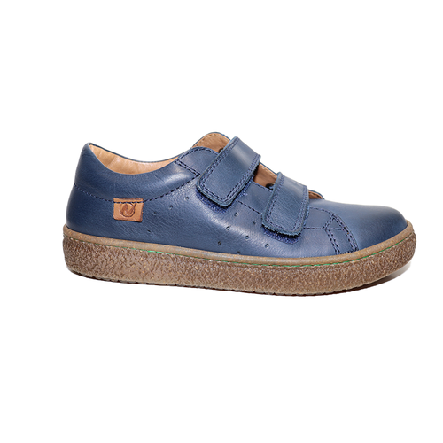 Naturino Navy Double Velcro Sneaker- Carex