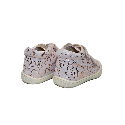 Naturino Cocoon Suede Big Heart Cipria NHF2