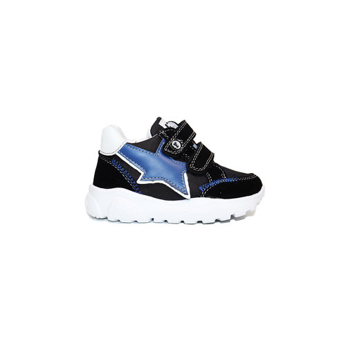 Falcotto Michael - Printed Sneakers With Velcro Strap - Sky Blue