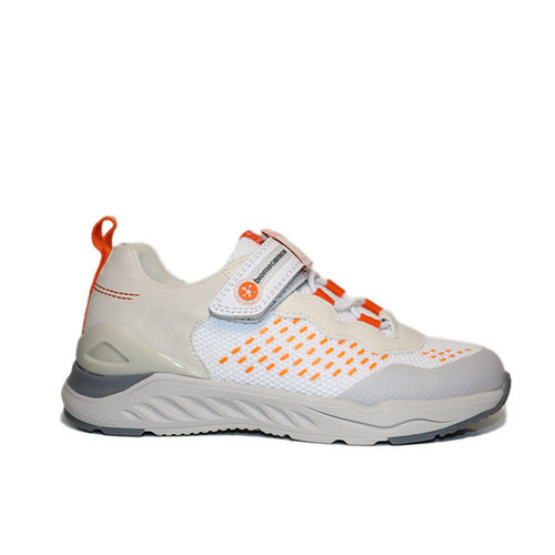 Biomecanics Rejilla white and orange sneaker