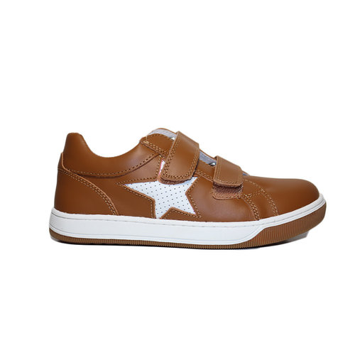 Naturino Minds VL Cognac and White Naturino Minds VL Cognac and White