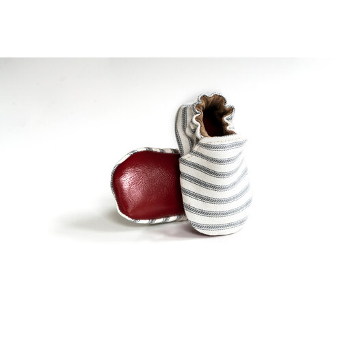 Little Grapefruit Grey Nautical Stripes Little Grapefruit Grey Nautical Stripes
