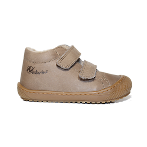Naturino Racoon Waxed Calf Taupe with Wool