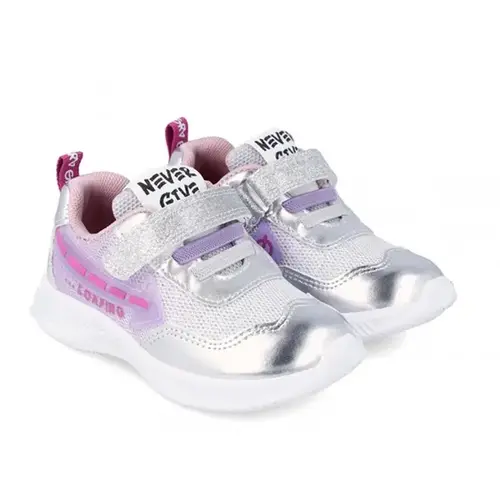 Garvalin Light up Silver Trainers
