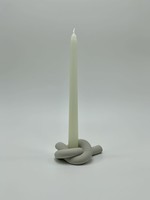 Knot Concrete Candle Holder | Grey