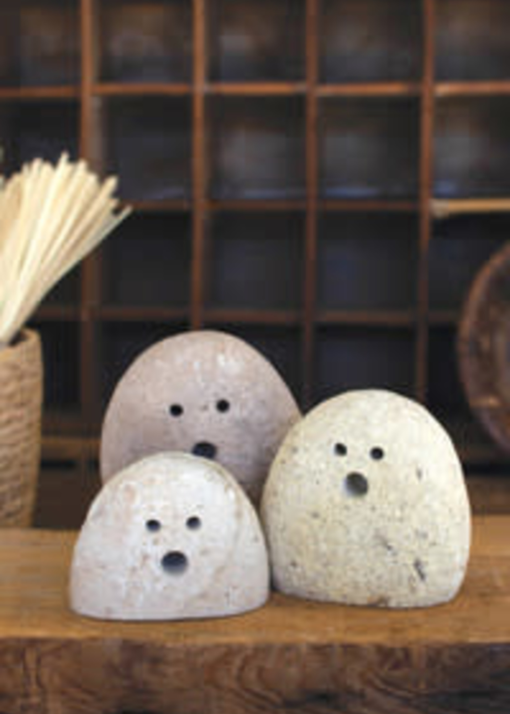 River Rock Ghost - SET of 3