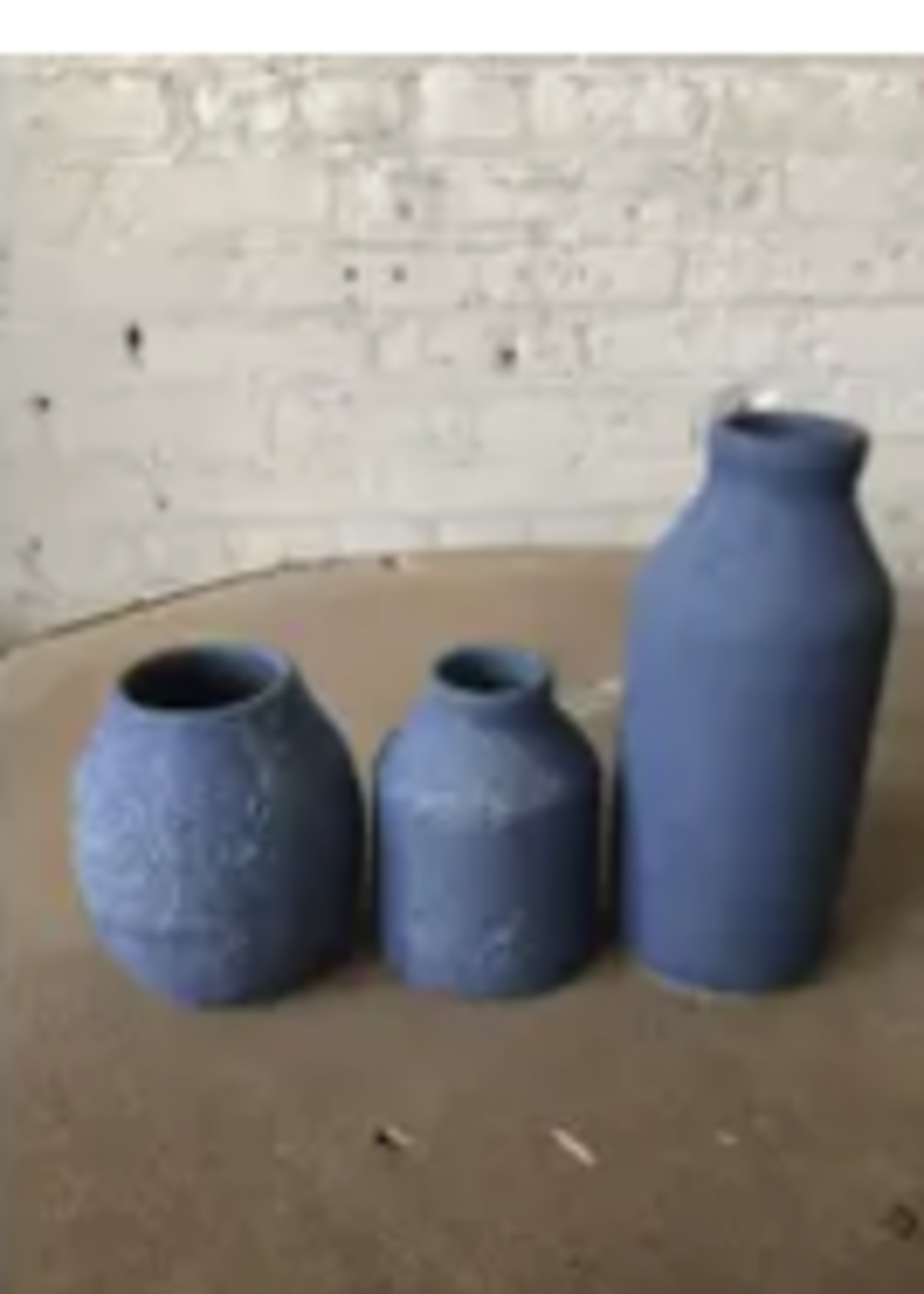 Very Peri Crater Vase Collection | Small Round Vase