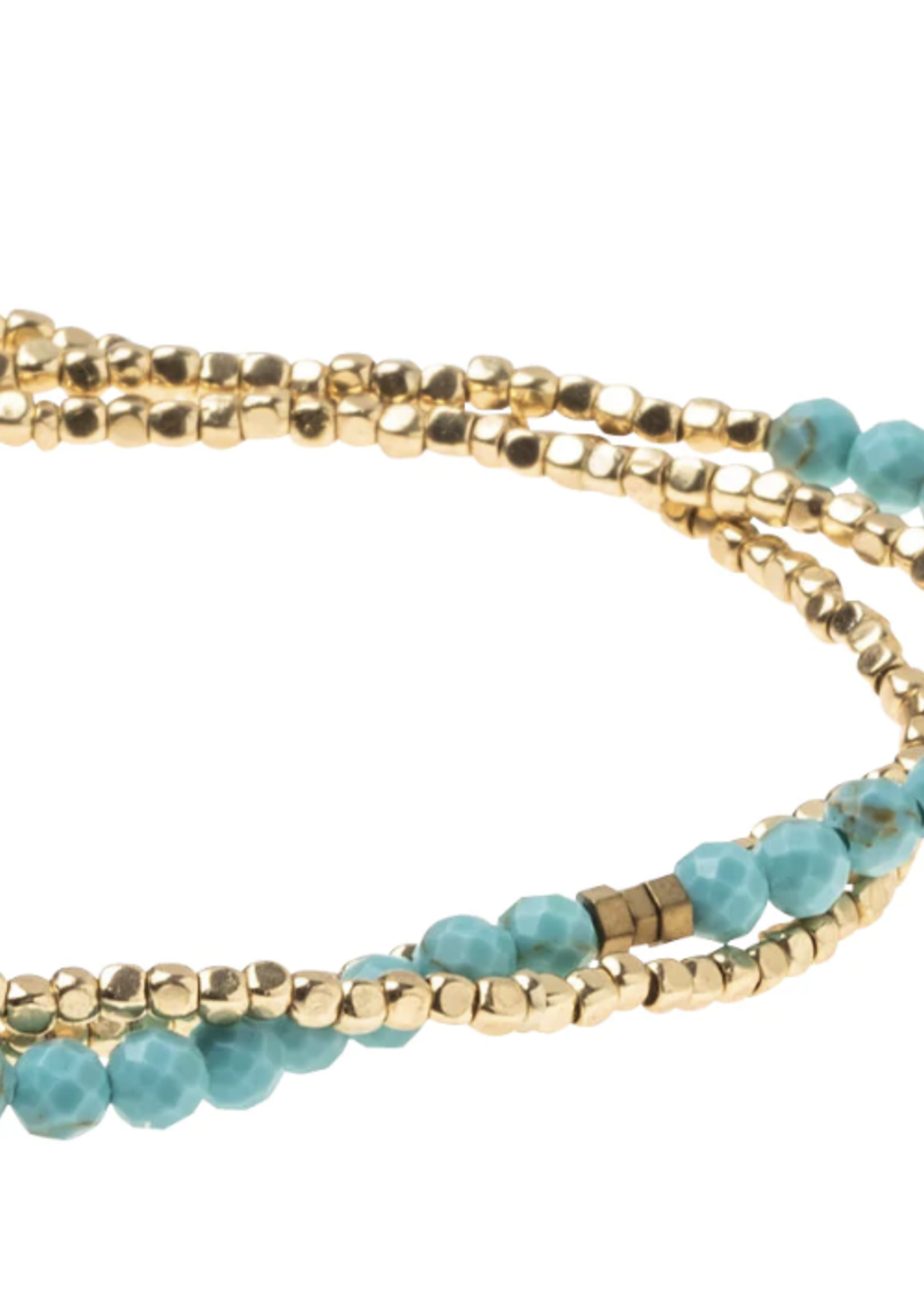 Delicate Stone Turquoise/Gold - Stone of the Sky
