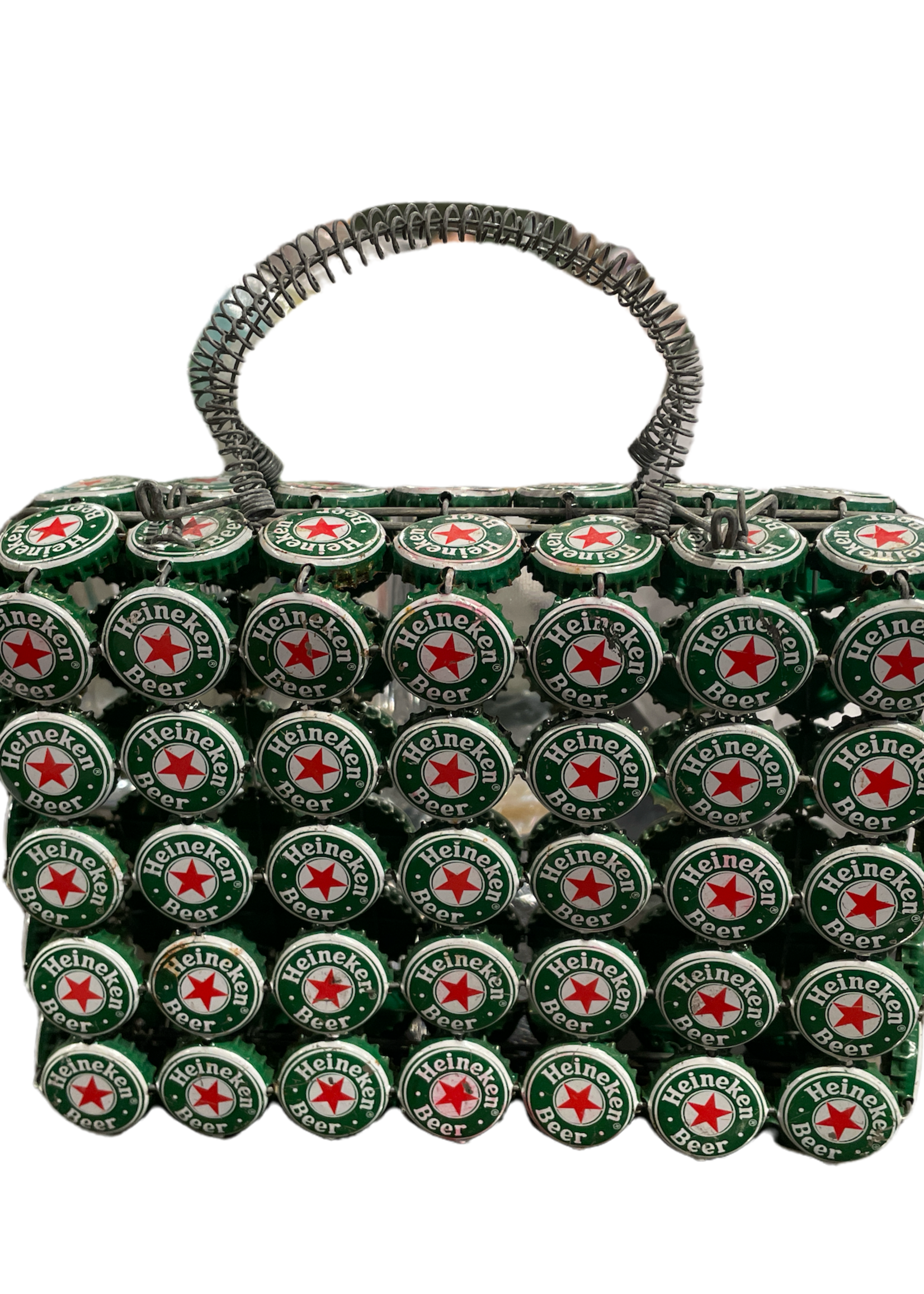 Recycled Bottle Caps Heineken Purse