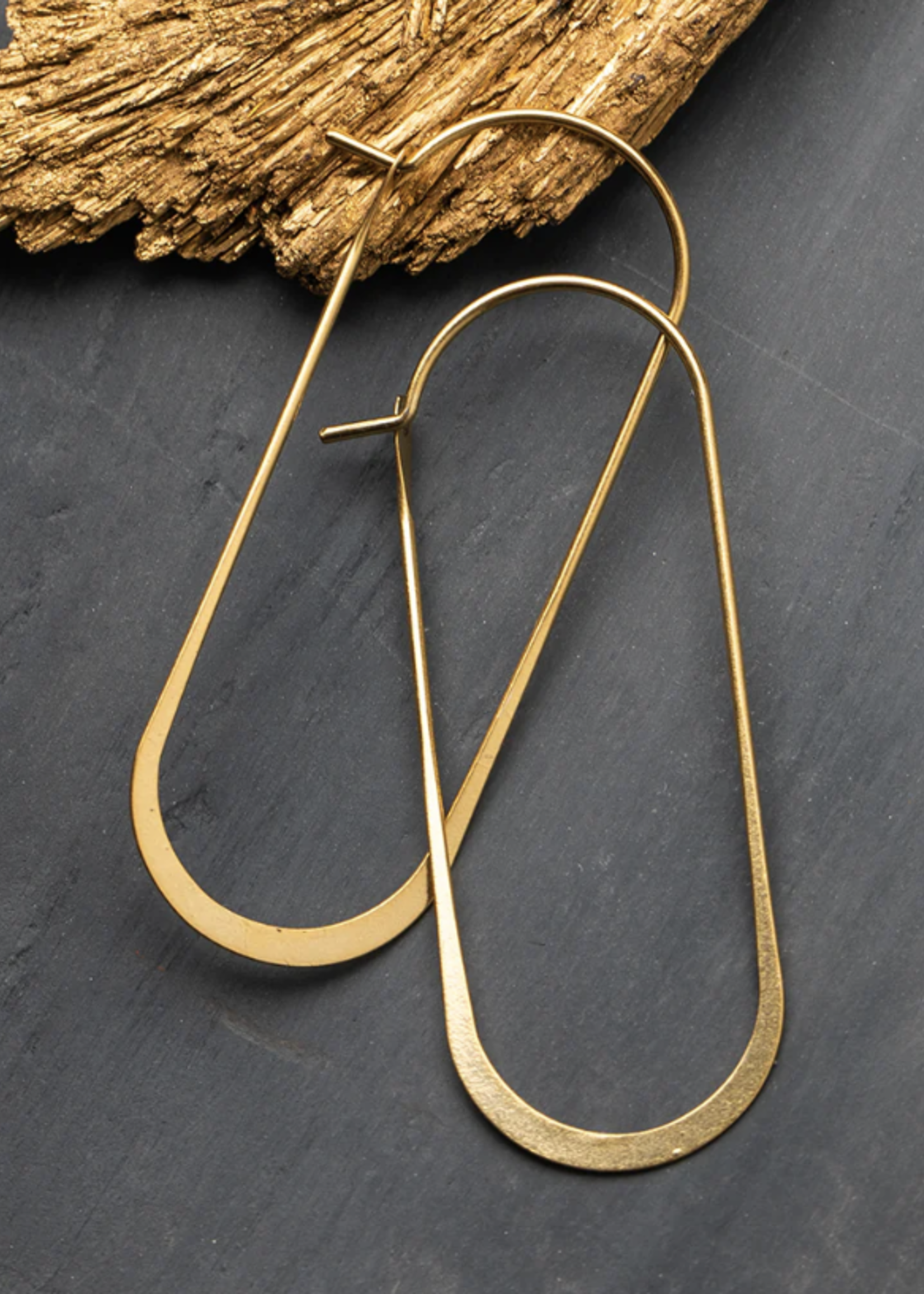 Refined Earring Collection - Cosmic Oval/ Gold Vermeil