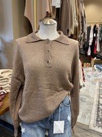 Chestnut Collared Sweater