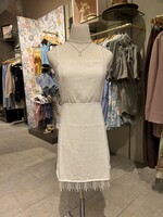Pearl Fringe Mini Dress