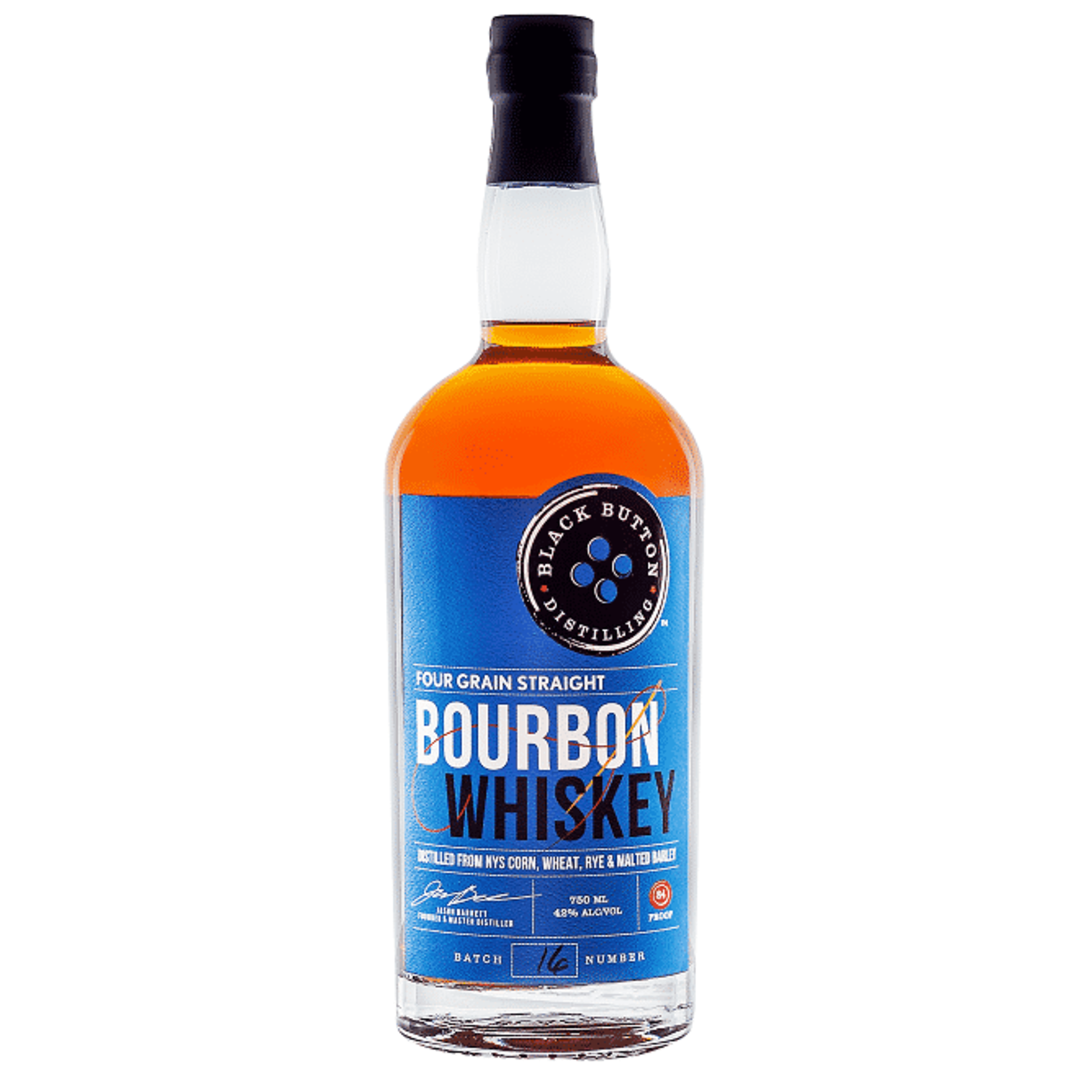 Black Button Distilling, 4 Grain Bourbon Whiskey