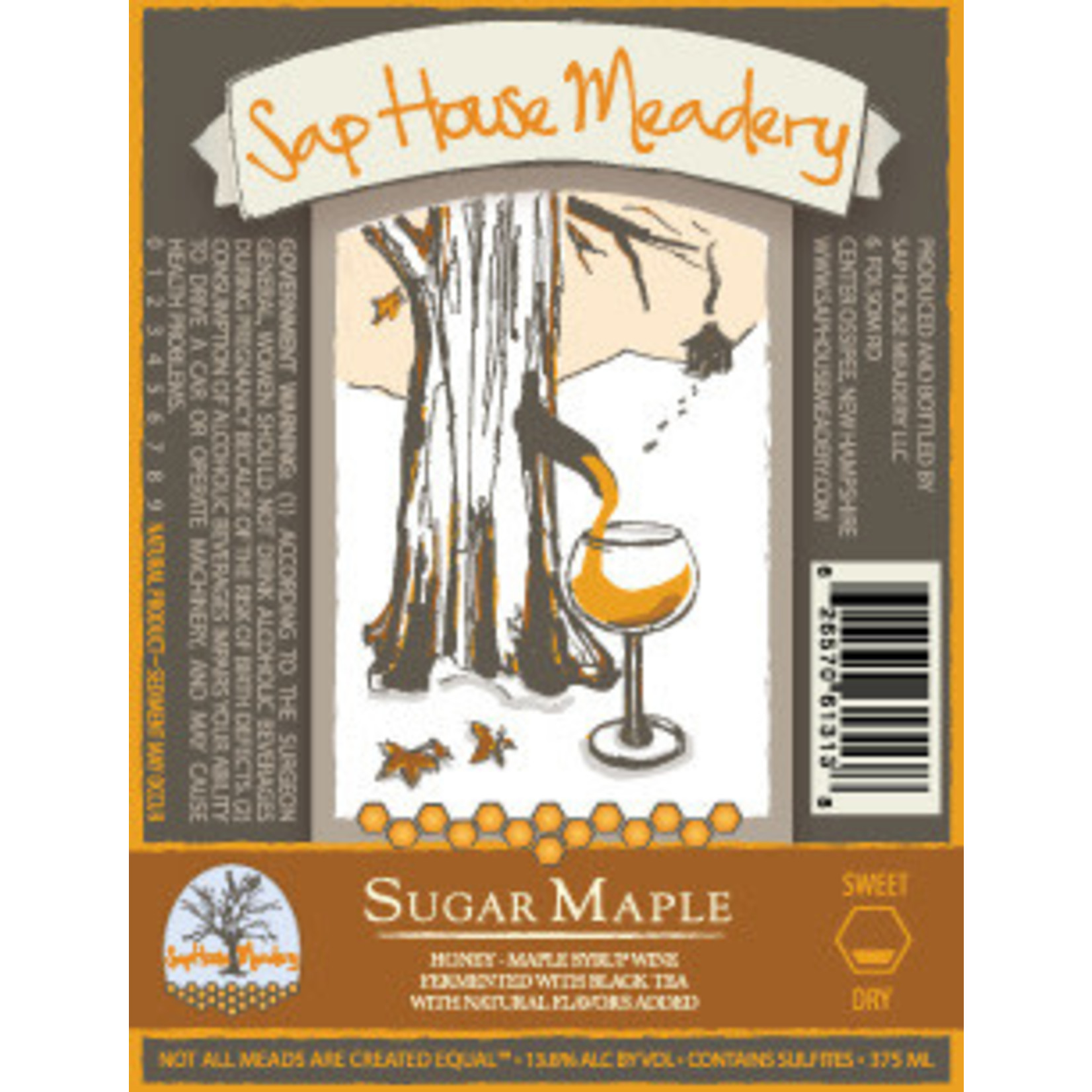 Sap House Meadery Sugar Maple Mead .375ml