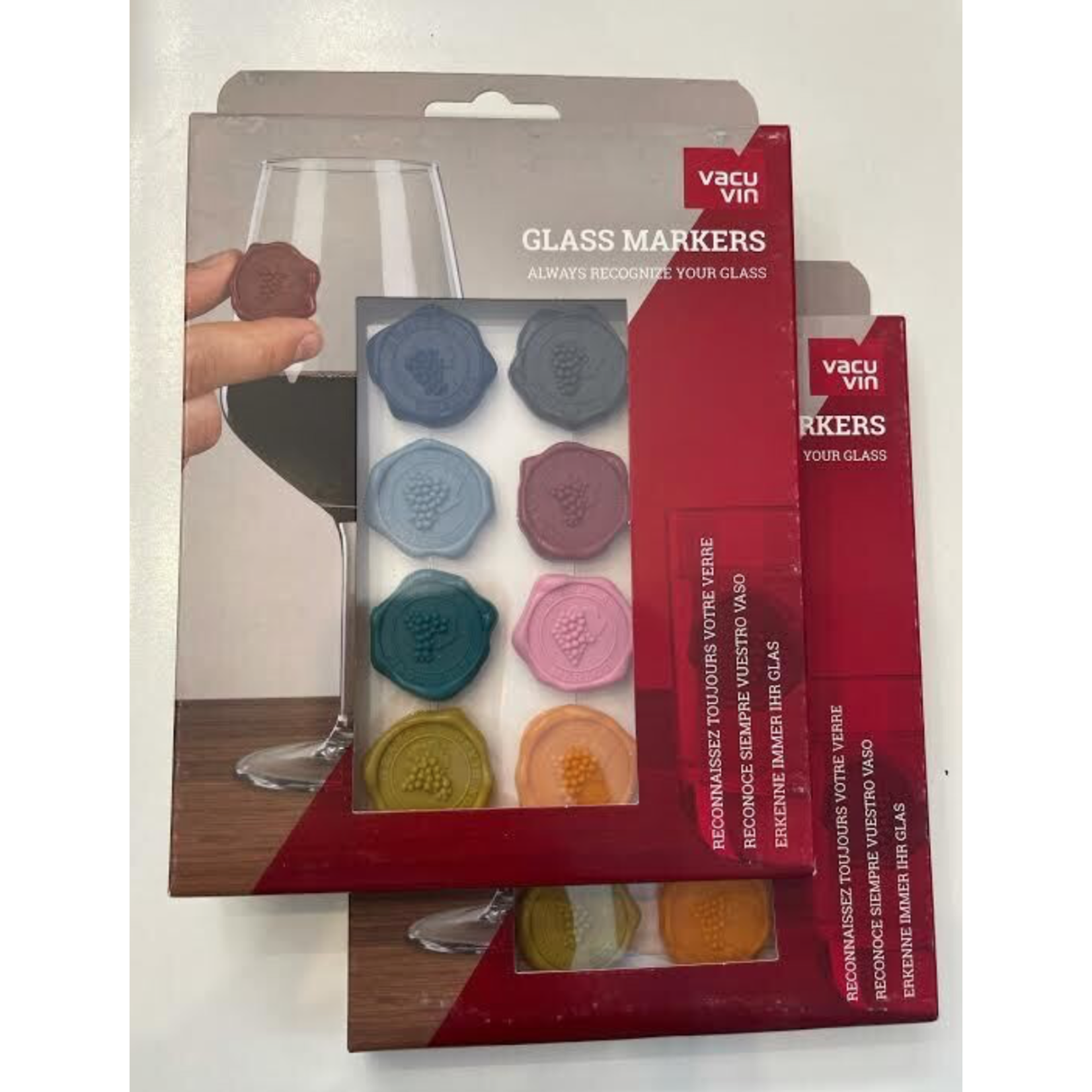 Vacu Vin Glass Markers (set of 8)