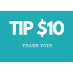 Tip 10$- click "Add to Cart"