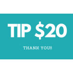 Tip 20$- click "Add to Cart"