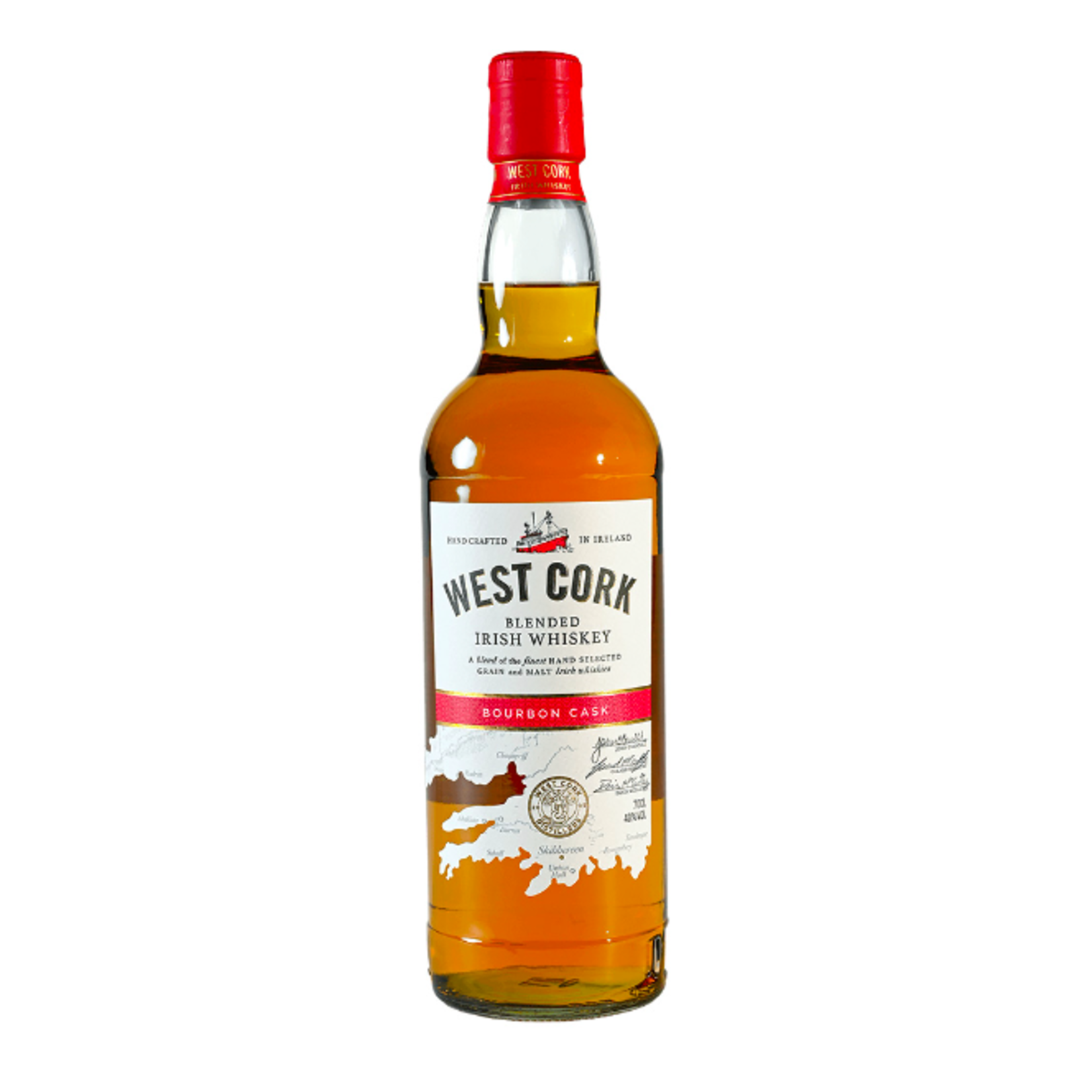 West Cork,  Bourbon Cask Finished Irish Whiskey