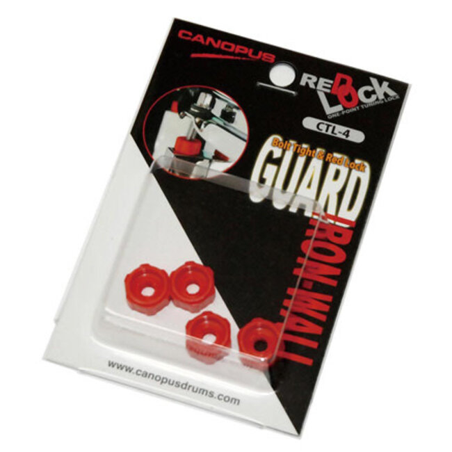 Canopus - CTL-4 - Red Lock (Tuning Locks/4pcs in a Package)