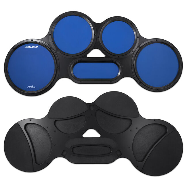 Ahead - AHCTPB - S-Hoop Chaves Tenor Pad, 4/5/6 Combination w/BLUE Gum Surfaces, BLACK S-HOOPS