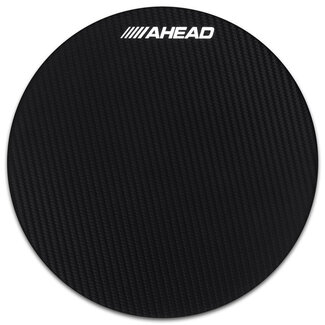 Ahead Ahead - AHSHPT - Black Carbon Fiber Replacement Top w/ Adhesive, Clear Impact Pad (Fits 14" S-Hoop Marching Pad)