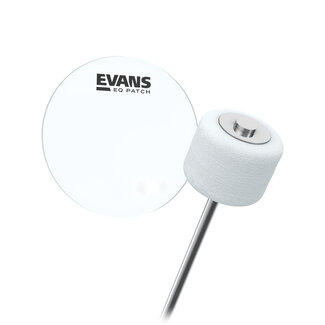 Evans Evans - EQPC1 - EQ Single Pedal Patch, Clear Plastic