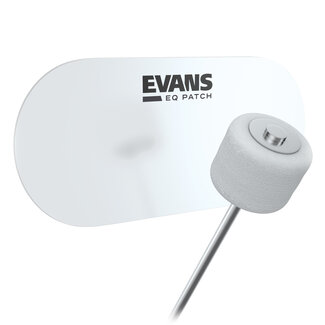 Evans Evans - EQPC2 - EQ Double Pedal Patch, Clear Plastic