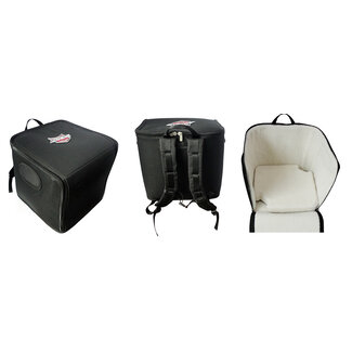 Ahead Armor Cases Ahead Bags - AA1014RS - 10 x 14 Snare Case w/back pack strap and Shark Gil Handles