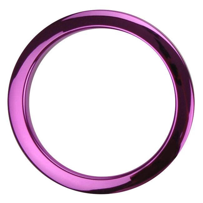 Bass Drum O's - HCP4 - 4" Purple Chrome Drum O's