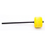 Danmar - 206CKY - Bass Drum Beater - Colored Felt, Black Shaft - Yellow