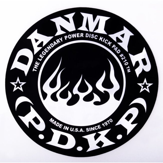 Danmar - 210FL1 - Bass Drum Impact Pad - Flame