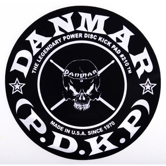 Danmar Percussion Danmar - 210SK - Bass Drum Impact Pad - Skull