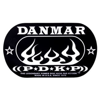 Danmar Percussion Danmar - 210DKF - Double Kick Bass Drum Impact Pad - Flame