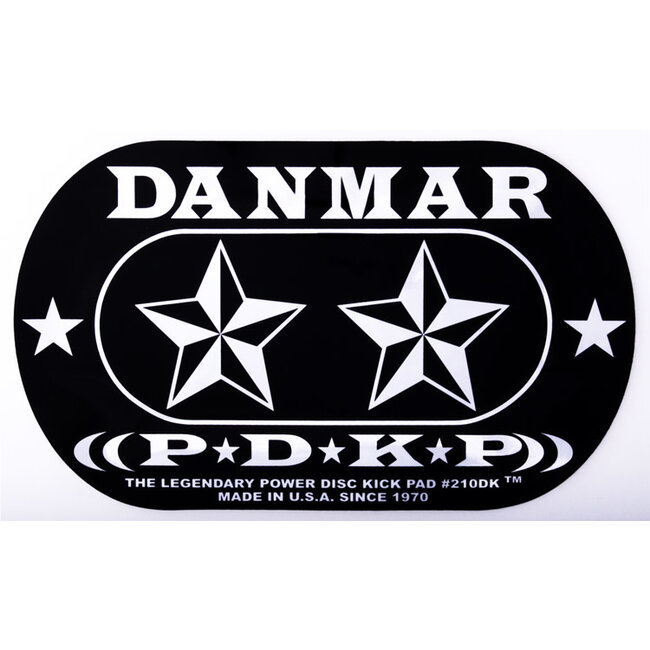 Danmar - 210DKST - Double Kick Bass Drum Impact Pad - Stars