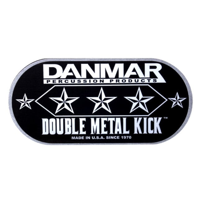 Danmar - 210MKD - Double Metal Kick Bass Drum Disc - Made From Cold-Rolled Alloy