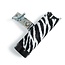 Danmar - 1027BWZ - Stick Holder - Clamps To Any Stand W/ Angle Adjustment, Holds 3 Pairs - Black, White Zebra