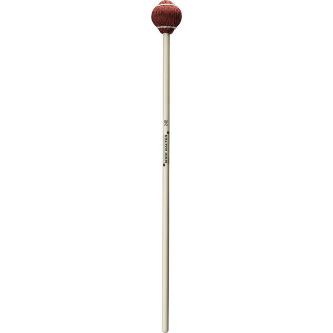 Mike Balter 24B Red Cord Birch Soft Vibes, Marimba Mallets - B24B