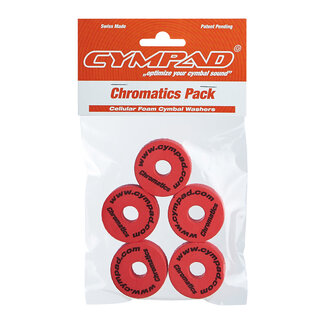 CYMPAD CYMPAD - CS15/5R - Chromatics Set 40/15mm - RED (5-pieces) Crash