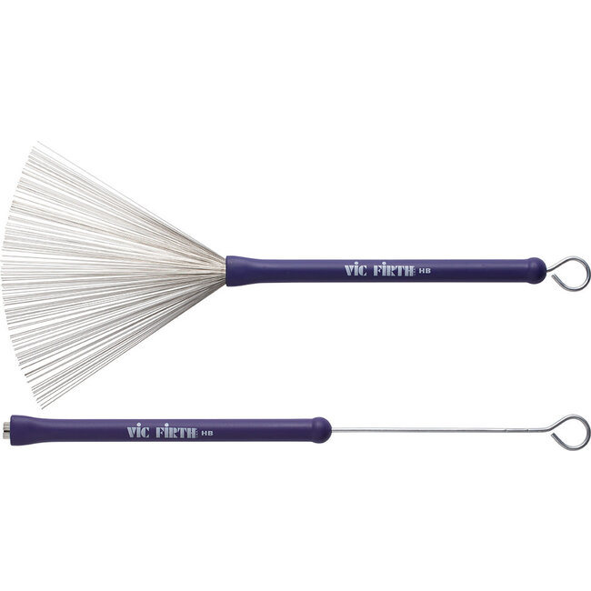 Vic Firth - HB - Heritage Brush -- rubber handle
