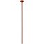 Mike Balter BB9 Red Rubber Red Birch Soft Marimba Mallets - BBB9