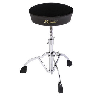 ROGERS Rogers - RDH88 - Deluxe Throne Stand Single Braced Swan Leg Base w/ Cloth Top and Embroidered Logo