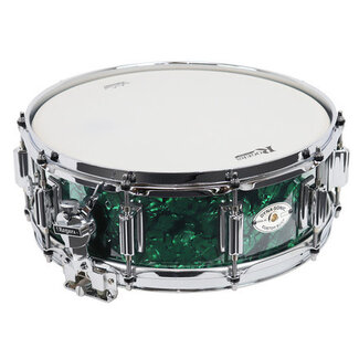 ROGERS Rogers - 36GMP - Dyna-Sonic 5" x 14" Classic Snare Drum with Beavertail Lugs - Green Marine Pearl