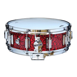 ROGERS Rogers - 36RO - Dyna-Sonic 5x14 Wood Shell Snare Drum Red Onyx Beavertail