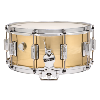 ROGERS Rogers - 37BN - Dyna-Sonic 6.5x14 7-Line Snare Drum - B7 Brass, 1.2mm shell