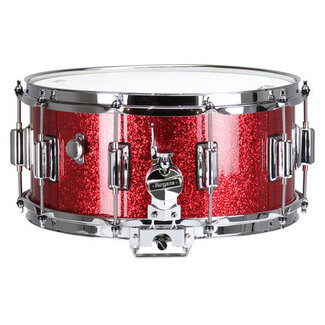 ROGERS Rogers - 37RSL - Dyna-Sonic 6.5x14 Classic Snare Drum - Red Sparkle Lacquer w/BT Lugs