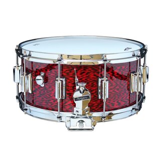 ROGERS Rogers - 37RO - Dyna-Sonic 6.5x14 Wood Shell Snare Drum - Red Onyx Beavertail
