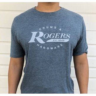 ROGERS Rogers - RTSL - Dyna-Sonic T-Shirt, Heather Blue - Large